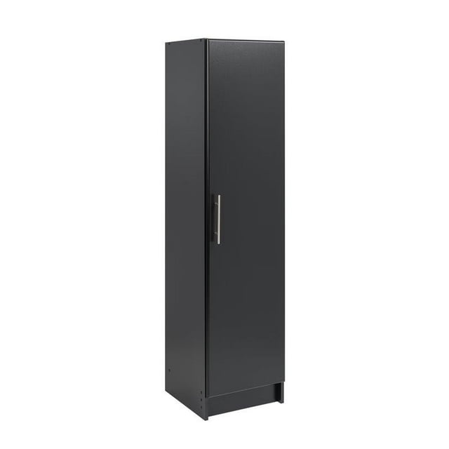Wright Home Armoire Étroite Moderne en Bois 16 Pouces Noire