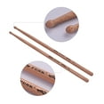 thumbnail image 3 of One Pair of 7A Wooden Drumsticks Drum Sticks Hickory Wood Drum Set Accessories, 3 of 7
