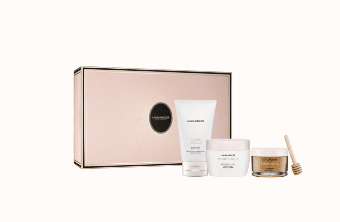 Laura Mercier Ambre Vanille Honey Bath, Body Wash and Serum Body