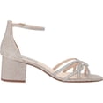 thumbnail image 6 of Touch Ups Womens Zoey Ankle Strap Evening Sandals Beige 7 Wide (C,D,W), 6 of 8