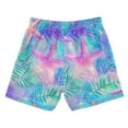thumbnail image 7 of FORMRS Boys Swim Trunks Quick Dry Mesh Liner Boardshorts Sizes XS-XL, Neon Starfish Pattern, 7 of 7