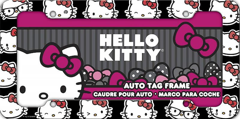 Hello Kitty Car Auto Truck SUV RV Pair of License Plate Frames