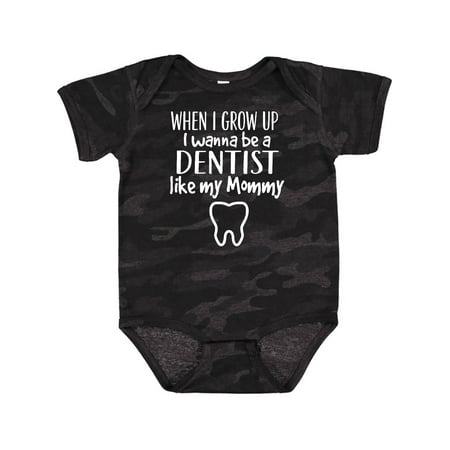 

Inktastic Future Dentist Like Mommy Gift Baby Boy or Baby Girl Bodysuit