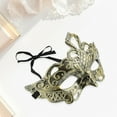 thumbnail image 4 of Unique Bargains 1 Pc Eagle King Party Mask Gold Tone Plastic, 4 of 5