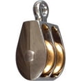 thumbnail image 2 of National Hardware Double Pulley - Fixed, Durable Metal Pulley for 1 Inch Rope - 1 In. Gold, 2 of 4