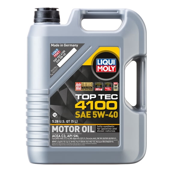 LIQUI MOLY 5L Top Tec 4100 Motor Oil SAE 5W40 - 2330