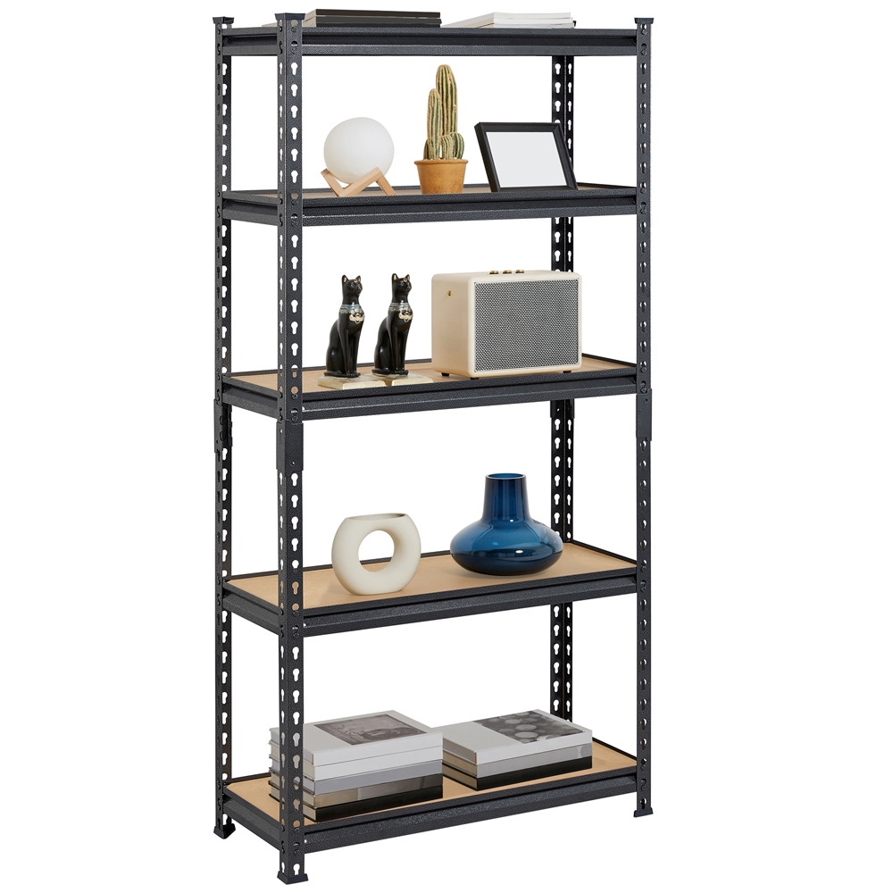 Topeakmart 5Tier Adjustable Storage Shelves with Steel Frame for