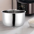 thumbnail image 1 of Elodie Contenant Intérieur pour Cuiseur à Riz en Acier Inoxydable Épaissi, Robuste, Rond, Réutilisable, Antiadhésif, Gadgets de Cuisine pour la Maison 6 L, 1 of 8