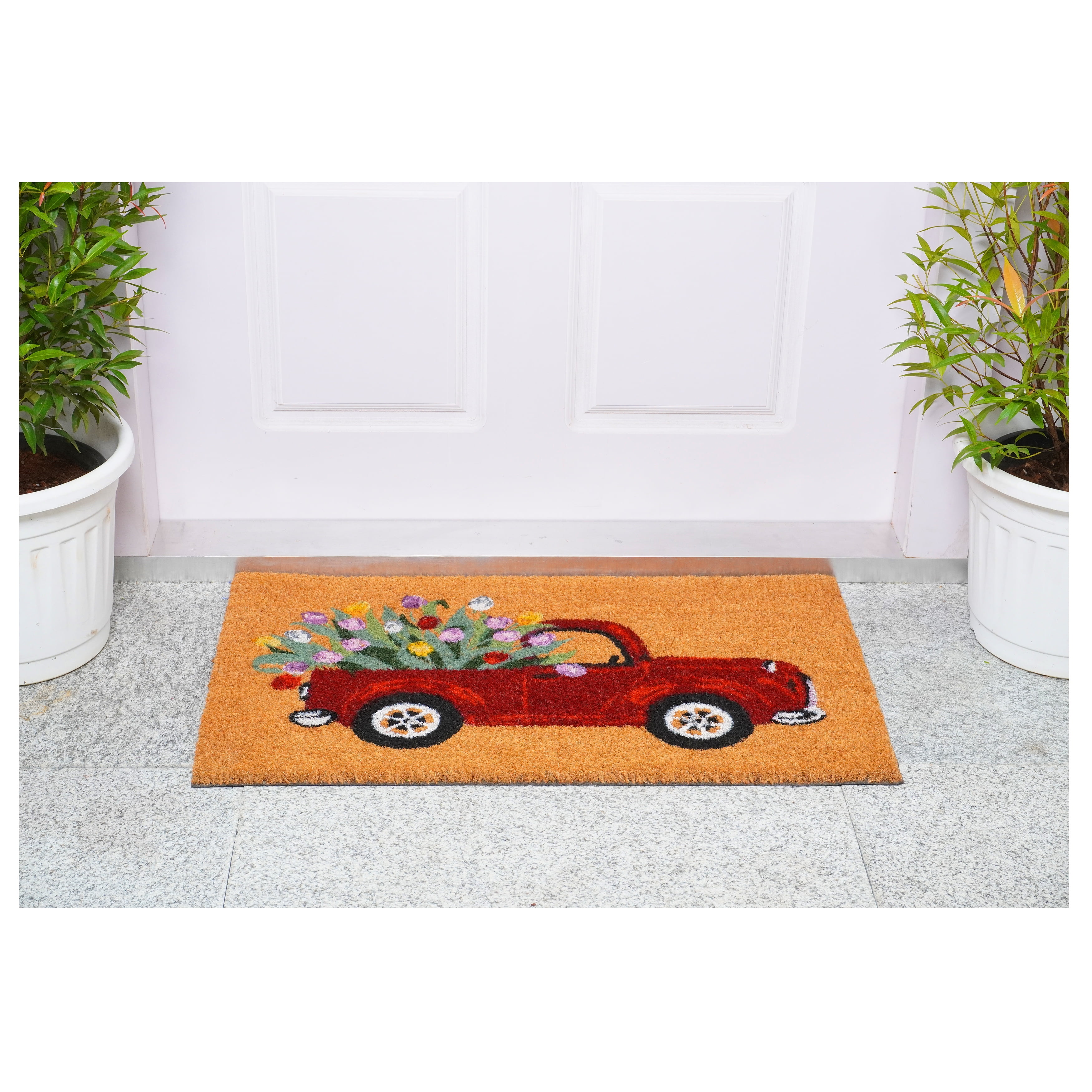 Calloway Mills 107352436 Blooming Truck Indoor/Outdoor Doormat 24" x 36"