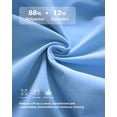 thumbnail image 3 of FITOP Women's High Waisted Running Shorts—Comfy Liner for Workout Athletic Gym Track Quick Dry,Blue,Size XL, 3 of 8