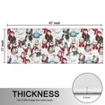 thumbnail image 5 of Kitchen Rugs Sets Of 2,White Christmas Snowman Pattern Anti Fatigue Kitchen Mat Rugs Non Slip Washable,Decorative Kitchen Floor Mats for Kitchen,Sink,Laundry,17"X47", 5 of 5