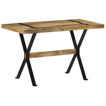 vidaXL Dining Table 47.2"x23.6"x29.9" Rough Mango Wood