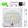 thumbnail image 2 of Wall Clock  Painting  Resin Rhinestone + Cloth Aesthetic Sense DIY  Clock Drawing  For DIY For  Painting Decoration DZ242, 2 of 8