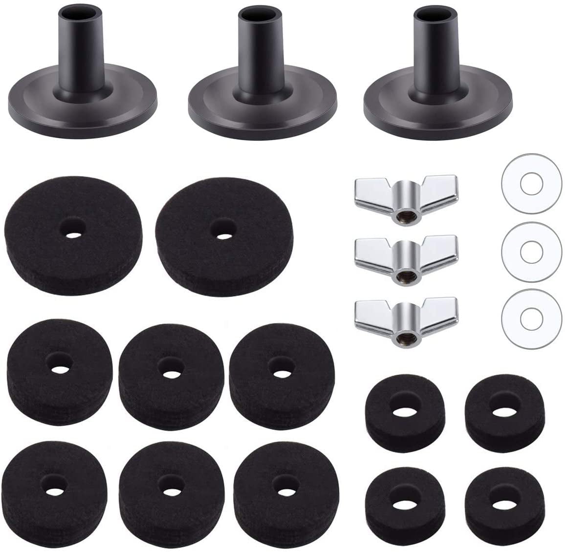 4 x Cymbal Washer and Wing Nut 
