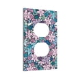 thumbnail image 2 of ZICANCN Outlet Covers Wall Plate, Pink Abstract Flower Light Switch Cover Decorative, Duplex Toggle Combo 1-Gang, 2 of 9
