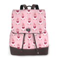 thumbnail image 1 of Balery Valentine's day gnomes Mochila de Cuero para Mujeres, Gran Capacidad, Bolsa de Viaje Multifuncional, Mochila de Cuero y Bolsa de Hombro para Mujeres, 1 of 4
