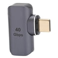 thumbnail image 1 of Adaptador USB C magnético de 100 W, carga rápida, 40 Gbps, 8K, Plug and Play, adaptador USB C a C en ángulo recto magnético., 1 of 14