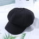 thumbnail image 1 of Gorra de invierno cálida con visera para mujer, boina de lana, gorro de pintor con visera, 1 of 5