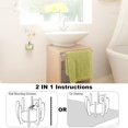 thumbnail image 3 of Preserved Flower Reed Diffuser Holder, No-Drill Wall Mounted Aromatherapy Diffuser Oil Standing Shelf Storage Holder for Bathroom and Bedroom, Home Fragrance Reed Diffuser Rack, HOLDER ONLY (Clear #2), 3 of 7