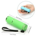 thumbnail image 3 of 6 Pack Rubber-Coated Mini Flashlights - with Straps, 9 LEDs, Portable, for Camping/Hiking/Indoor Use, Battery-Powered (AAA Not Included), 3 of 6