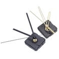 thumbnail image 3 of 2Pcs Clock Mechanism Diy Kit Mechanism for Clock Parts Wall Clock Quartz Hour Minute Hand Quartz Clock Movement Home Decoration - Black & Black + Gold, 3 of 10