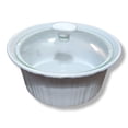 thumbnail image 2 of Refractario de Cerámica con Tapa de Vidrio Color Blanco Global Home 1181165, 2 of 3