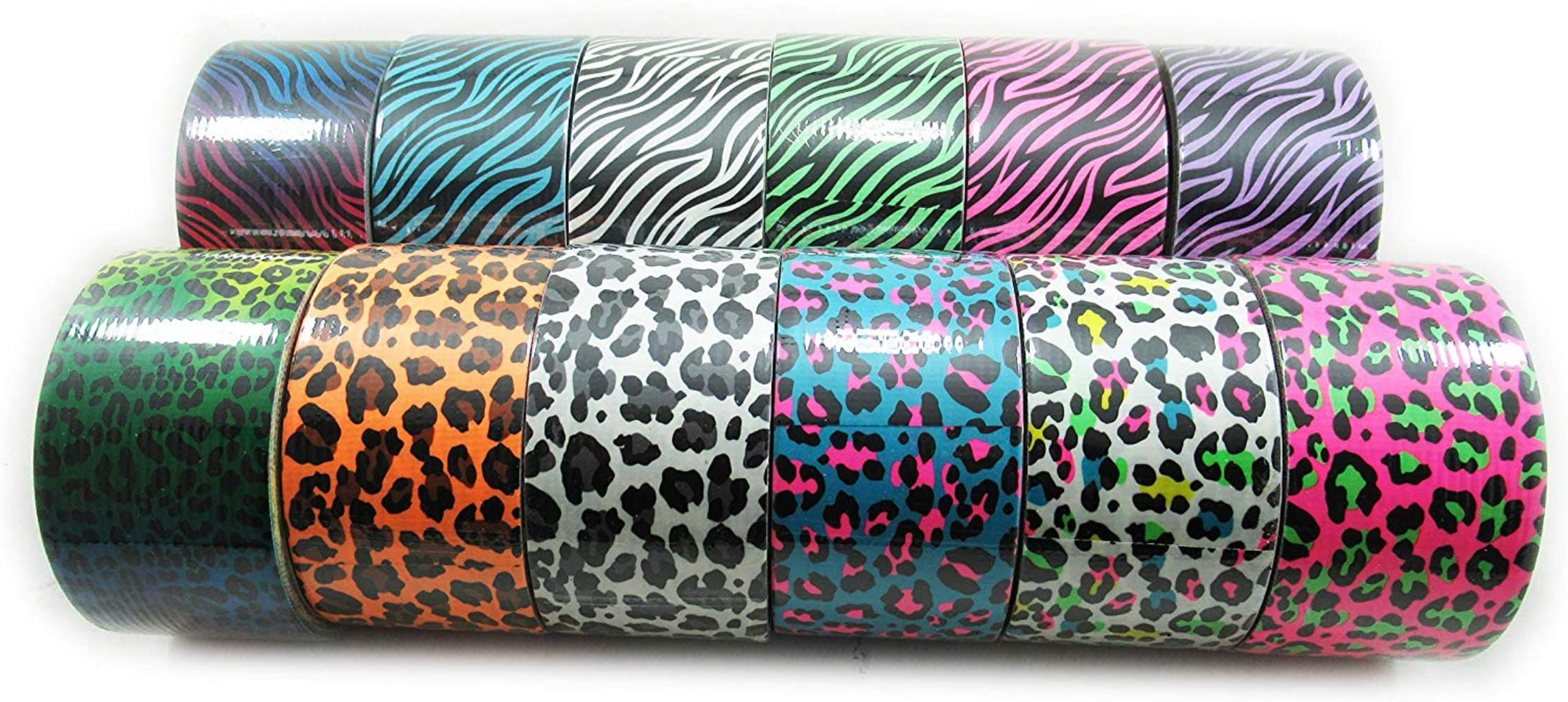 Buy Products Animal Print Duct Tape Collection - 12 Rolls Safari Print Duct ...
