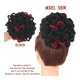 thumbnail image 2 of Bun Wig, Effortless Messy Bun Hair Piece for Women Quick Hair Accessory,Messy Bun Wig(Yellow white) Ref: 9737, 2 of 5