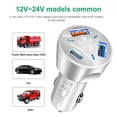 thumbnail image 3 of Cargador automático Cargador de vehículo de 55 W uno para tres para tabletas y portátiles (blanco) Ndcxsfigh Accesorios para autos y motos, 3 of 9
