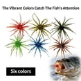 thumbnail image 6 of 6Pcs Fuzzy Dice Fishing Lure for Bass Fishing, Soft TPR Creature Bait, Floating Soft Plastic Lures with Reflective Glitter, Lifelike Breathing Action for Freshwater & Saltwater, 6 of 7