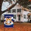 thumbnail image 4 of Garden Cat Garden Flags for Outdoor, for Garden Balcony Patio Front Door Outdoor 28x40inch, Sky Colorful Clouds Versatile Outdoor Garden Flags, Washable Fluffy Cat Animated Decoration, 4 of 6