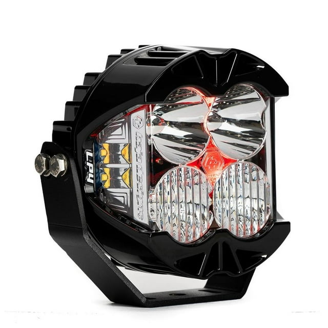 Baja Design Driving/Fog Light 290014 Driving/Fog Light; LP4 Pro; LED Bulb; 4 LED Bulbs; Driving/Combo Beam; 7050 Lumens Forward Projecting Light/1700 Lumens Peripheral Light; Clear Lens