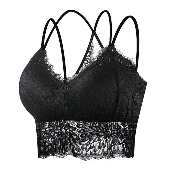 1 Pc Lace Bralettes for Women Bralette Padded Lace Bandeau Bra