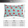 thumbnail image 2 of Salouo Watermelon Pattern Pillow Cases,1PC Pillow Covers with Envelope Closure Decorative Pillow Case for Bed Couch,Pillows Not Included-16"x24", 2 of 6