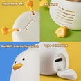 thumbnail image 2 of Ventilador De Cuello Colgante Pato Acostado Sin Aspas Con Lanyard Recargable Blanco, 2 of 5