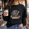 thumbnail image 3 of Funny Shirt, Be a Timothy Hedgehog Sweatshirt, Cute Woodland Animal Hoodie, Wholesome Encouragement T-Shirt, Animal Lover Gift, 3 of 9