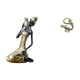 thumbnail image 5 of Estatua de la dama,Estatua de dama tribal africana,artesanías de cafetería hechas a mano,Adorno de resina artesanal de cultura africana,Escultura china,Minifigura china de latón para, 5 of 8