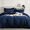 Navy Blue, variant on Velvet Duvet Cover Queen Set, 3 Pieces Soft Flannel Comforter Cover with Zipper Closure & Corner Ties, Ultra Soft Cozy Bedding Set, Breathable Plush Velour Duvet Cover