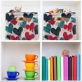 thumbnail image 6 of Coolnut Colorful Heart Foldable Storage Basket for Shelves, Collapsible Sturdy Storage Bin with Handles, Canvas Storage Cube for Organizing Closet 2PC Home Decor, 6 of 7