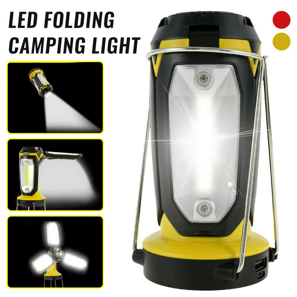 Miuline LED Camping Lantern Rechargeable, Portable Camping Lights  Flashlights Camp Emergency Lights, Tent Hurricane Fishing