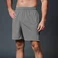 thumbnail image 5 of Mlzmgr Gym Shorts for Men 9 Inch Inseam Breathable Spandex Stretchy Shorts Outdoor Running Moisture Wicking Shorts, 5 of 8