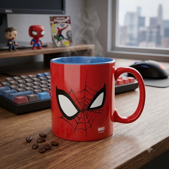 Taza Fun Kids de Ceramica Metalizado Marvel Spiderman 591 ml Fun Kids Fun Kids