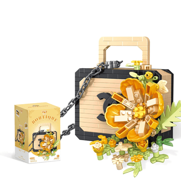 GZBrick Bouquet Botanical Bags Building Sets Not Compatible with Lego Flowers Blocks for Adults Girl 484PCS