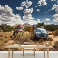 thumbnail image 3 of wall26 - Old Rusty Cars in Abandoned Town Along Historic Us Route 66, Arizona - Removable Wall Mural | Self-Adhesive Large Wallpaper - 100x144 inches, 3 of 6
