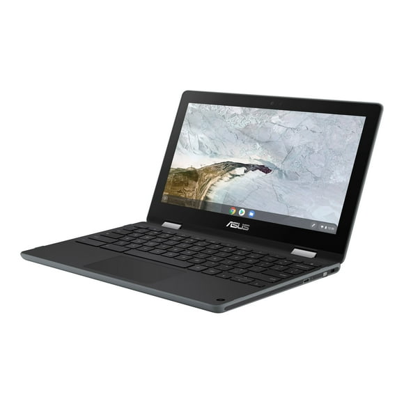 ASUS Chromebook Flip C214MA C1R - Flip design - Intel Celeron - N4020 / up to 2.8 GHz - Chrome OS - UHD Graphics 600 - 4 GB RAM - 32 GB eMMC - 11.6" touchscreen 1366 x 768 (HD) - Wi-Fi 5 - dark gray