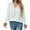 DT--White, variant on DailyTrove Women's Button-Up V-Neck Knit Sweater, Long Sleeve, Casual Office & Brunch Wear, Soft Cotton Blend, Relaxed Fit, Plus Size Friendly