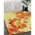 thumbnail image 3 of Ahgly Company Machine Washable Indoor Rectangle Transitional Neon Orange Area Rugs, 2' x 3', 3 of 7