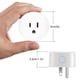 thumbnail image 3 of Enchufe WiFi con control remoto y temporizador para usar con toma auxiliar de 10 A para enchufe inteligente WiFi 4G., 3 of 9