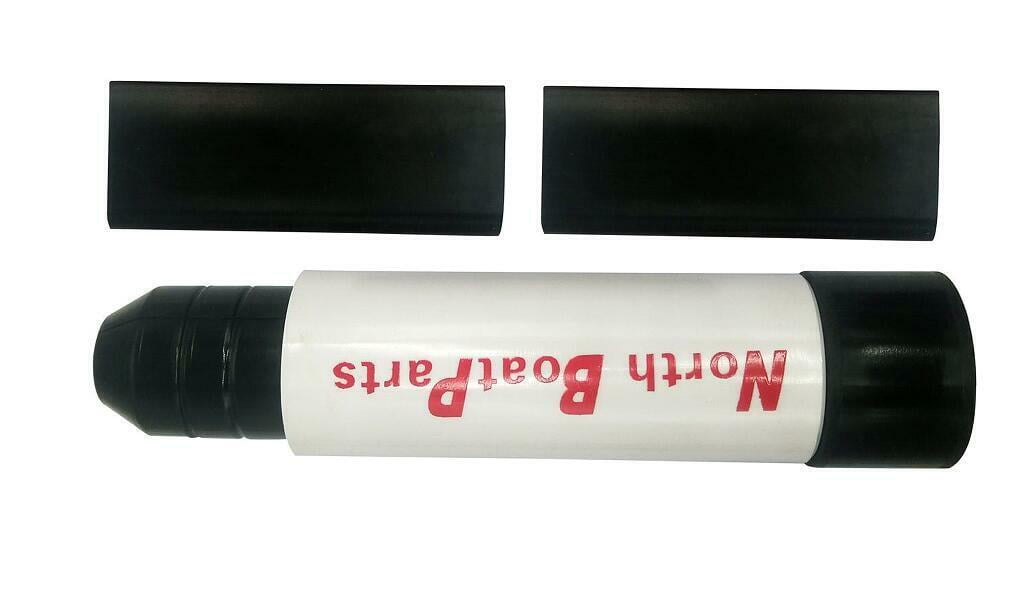 Wedge Outboard Transom Saver Trailering Support and Steer Stops for 2