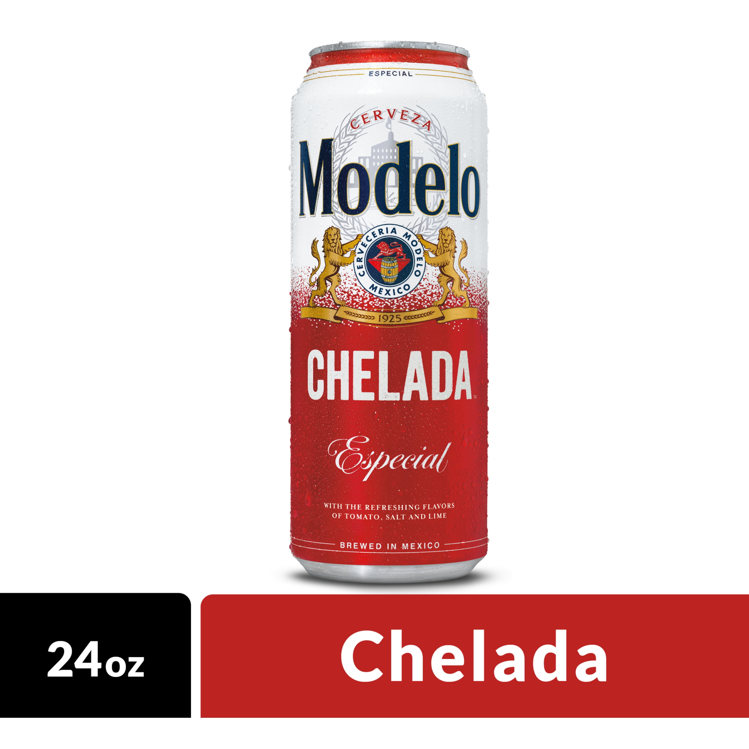 Modelo Chelada Especial Mexican Import Flavored Beer 24 Fl Oz Can 3 5 Abv Walmart Com Walmart Com